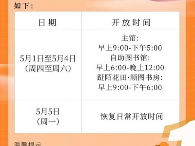 2025顺德北滘体艺场馆五一劳动节开放时间汇总