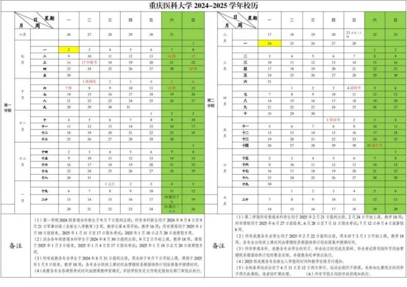 2025重庆各大学寒假及开学时间