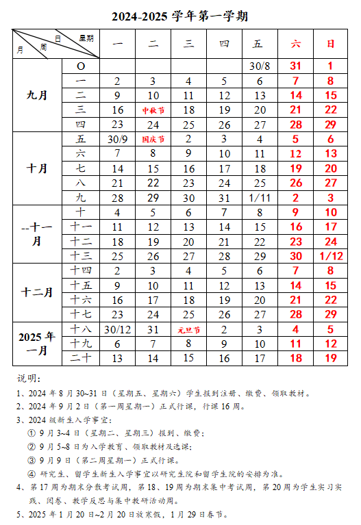 2025重庆各大学寒假及开学时间