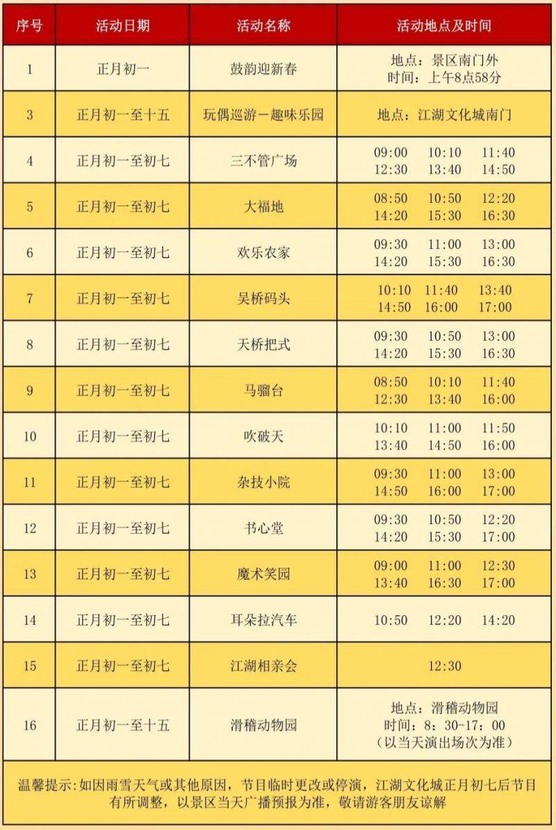 2025沧州春节活动大汇总（持续更新）