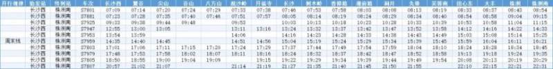 2024株洲到长沙城际铁路时刻表查询（附入口）