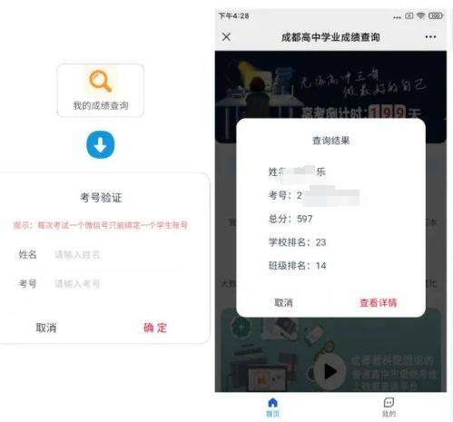 成都高中调考成绩怎么查2024？（平台 方式 入口）