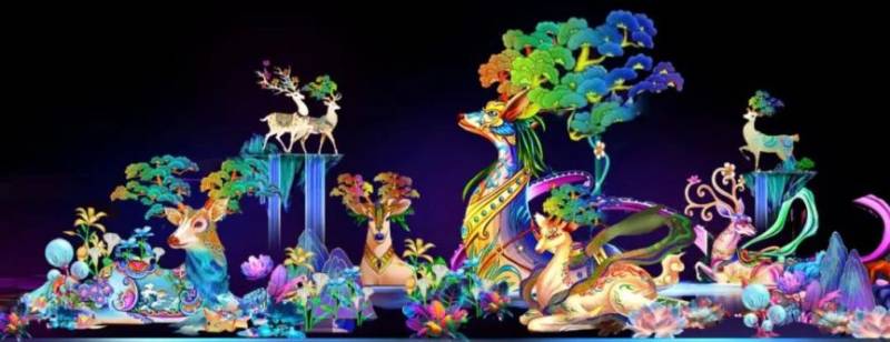 2025泾河花海景区“西安之夜·彩灯大世界”灯会(时间 地点)