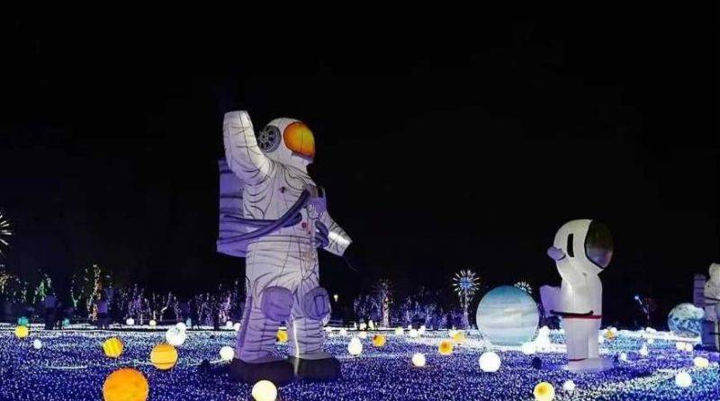 2025泾河花海景区“西安之夜·彩灯大世界”灯会(时间 地点)