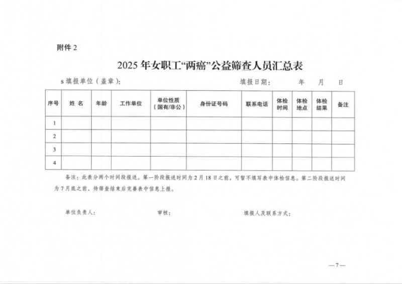 2025株洲市女职工两癌公益筛查活动申报时间
