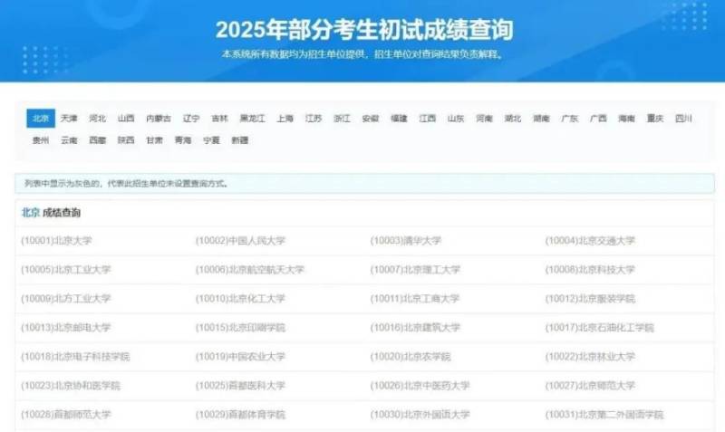 2025考研成绩查询方式汇总(研招网 教育考试院 招生官网 微信 支付宝)