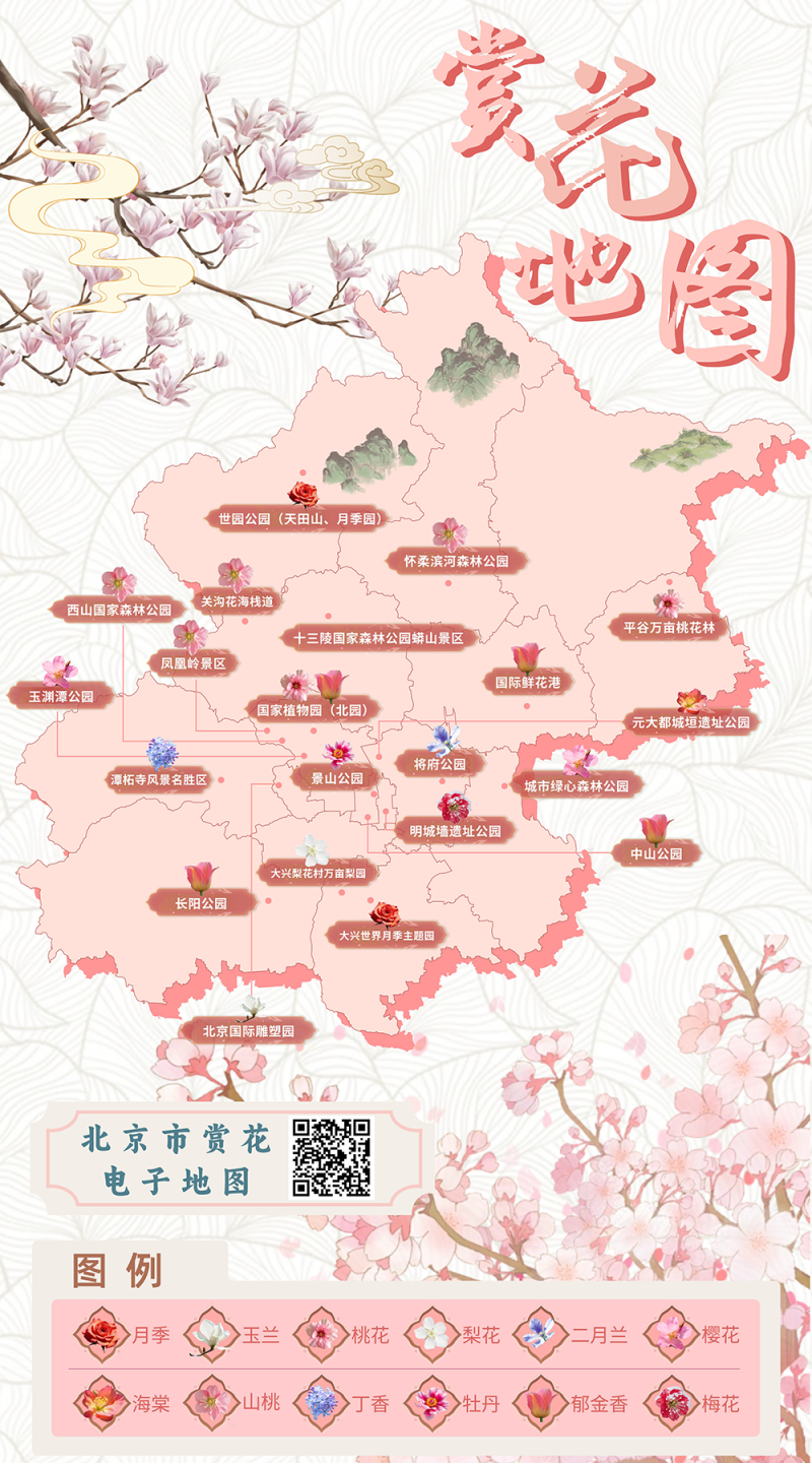 2025年春季北京公园赏花片区(附地图查询)