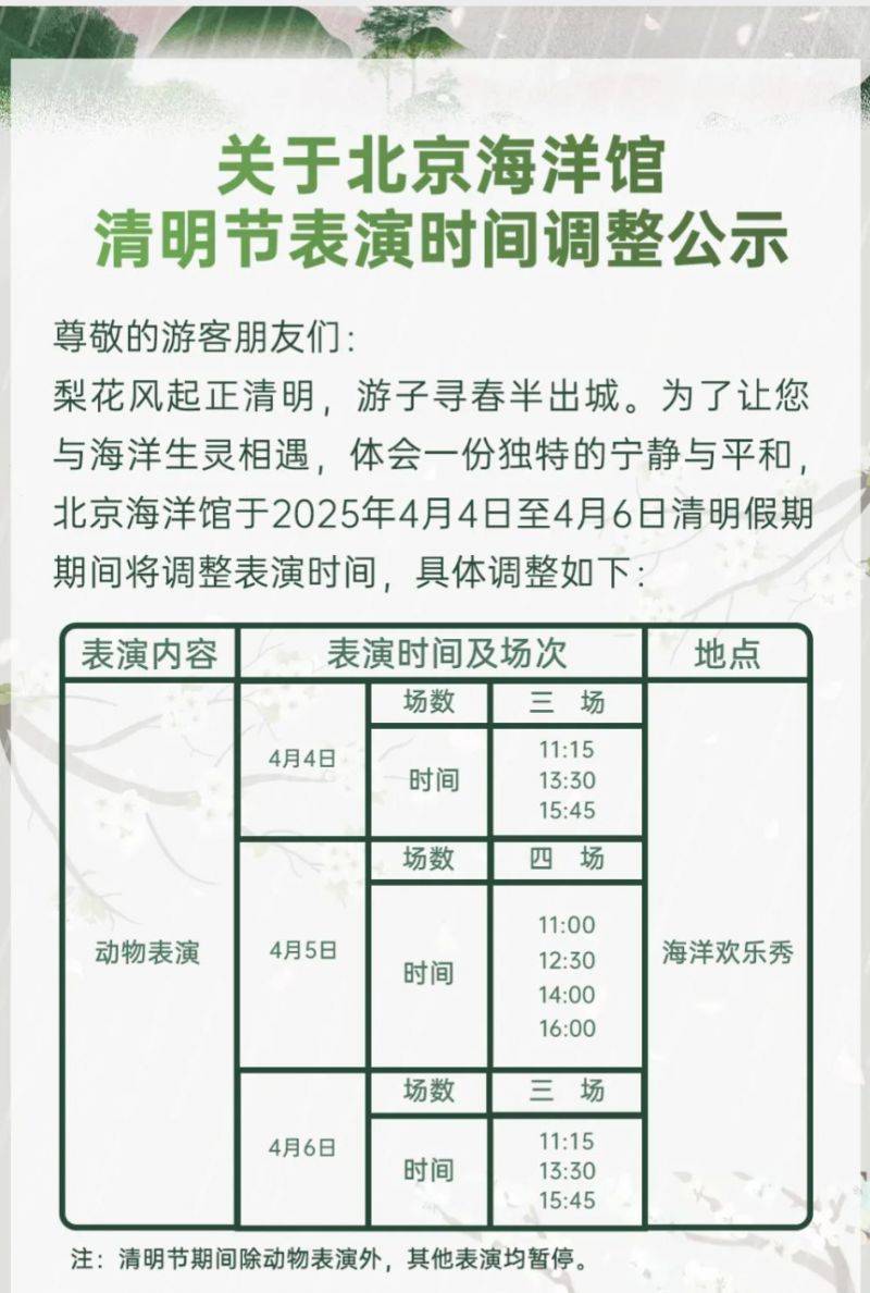 2025年清明节北京景点开放吗?开放时间一览