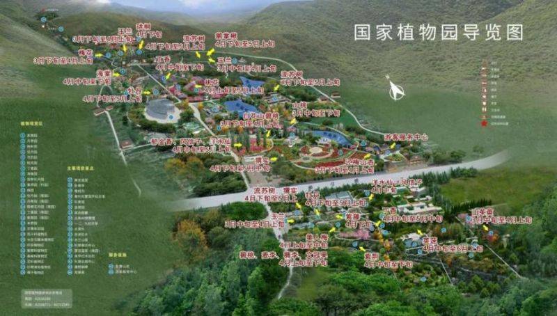 2025年国家植物园赏花时间表(最佳观赏时间 位置)