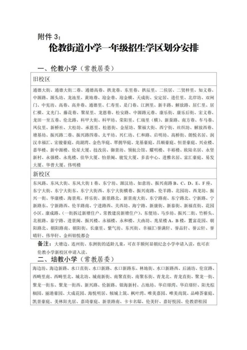 2025顺德区公办学校学区划分汇总